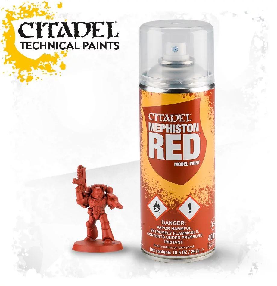 Citadel: Mephiston Red - Spray Model Paints Games Workshop