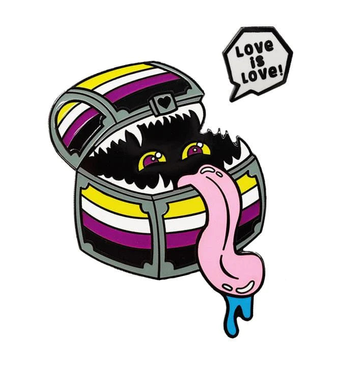 Non-Binary Pride Pin - Trans Stickers, Pins & Patches Foam Brain Games