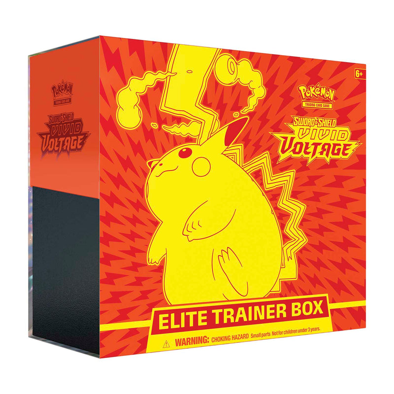Pokémon Sword and Shield: Vivid Voltage Elite Trainer Box Pokemon Sealed The Pokemon Company   