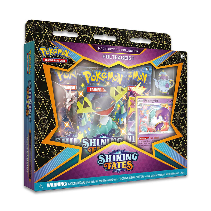 Pokémon Shining Fates Mad Party Pin Collection (Polteageist) Pokemon Sealed The Pokémon Company   