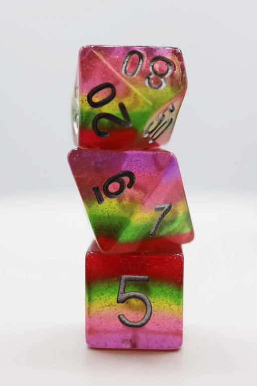 Foam Brain Games: Pastel Lollipop 7-Die Set Dice & Gaming Accessories Foam Brain Games