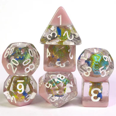 Foam Brain Games: Peacock 7-Die Set Dice & Gaming Accessories Foam Brain Games