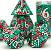 Foam Brain Games: Pit Viper Dragon Scale 7-Die Set (Metal) Dice & Gaming Accessories Foam Brain Games