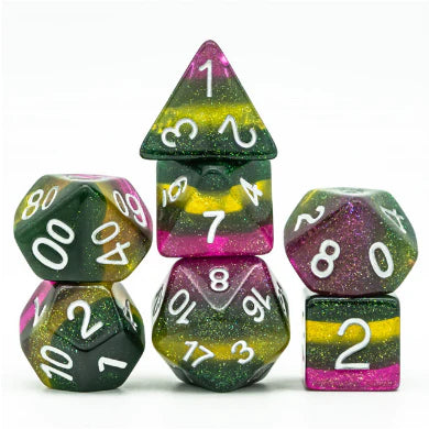 Foam Brain Games: Poison Swamp 7-Die Set Dice & Gaming Accessories Foam Brain Games