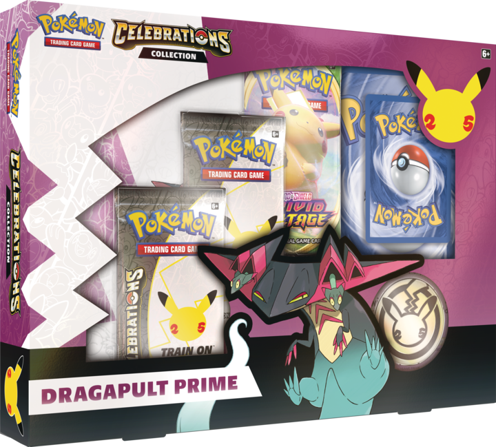 Pokémon TCG Celebrations: Dragapult Prime Box  The Pokémon Company Pokémon Sealed Taps Games Edmonton Alberta