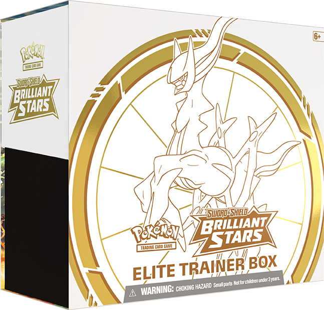 Brilliant Stars Elite Trainer Box  The Pokemon Company Pokémon Sealed Taps Games Edmonton Alberta