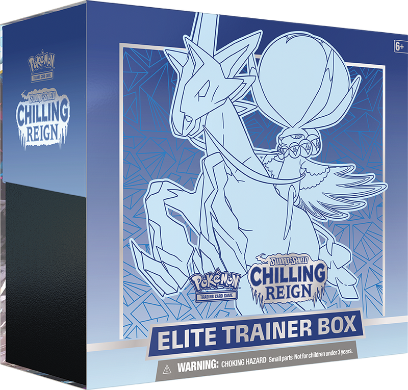 Pokémon Chilling Reign Elite Trainer Box - Ice Rider Calyrex Pokemon Sealed Pokémon   