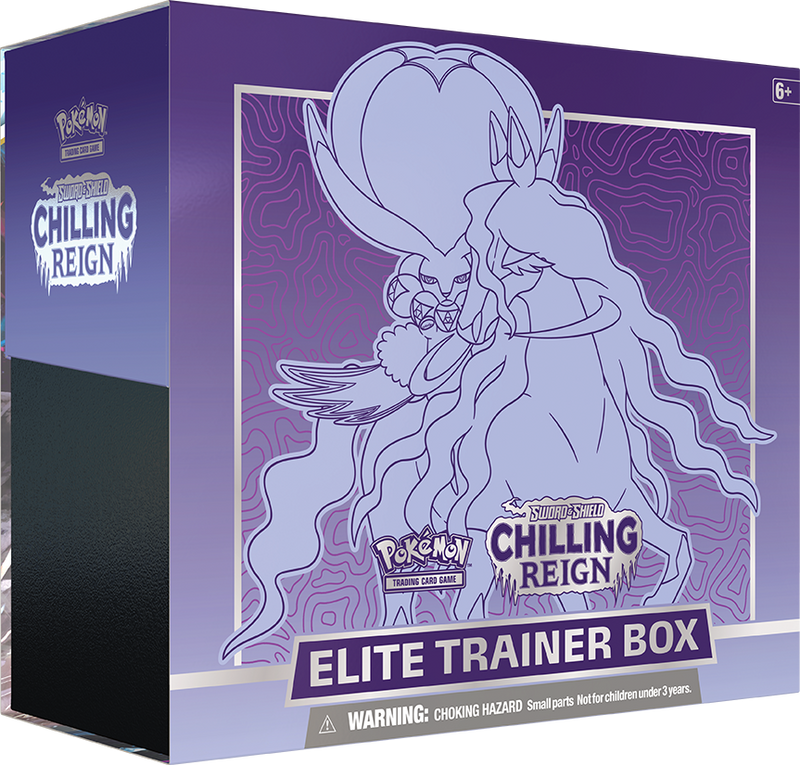 Chilling Reign Elite Trainer Box -Shadow Rider Calyrex  The Pokemon Company Pokémon Sealed Taps Games Edmonton Alberta