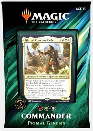 MTG Commander 2019: Primal Genesis MTG Sealed Wizards of the Coast   