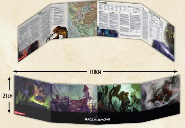 D&D Dungeon Master's Screen: Rage of Demons Dungeons & Dragons 5E Wizards of the Coast