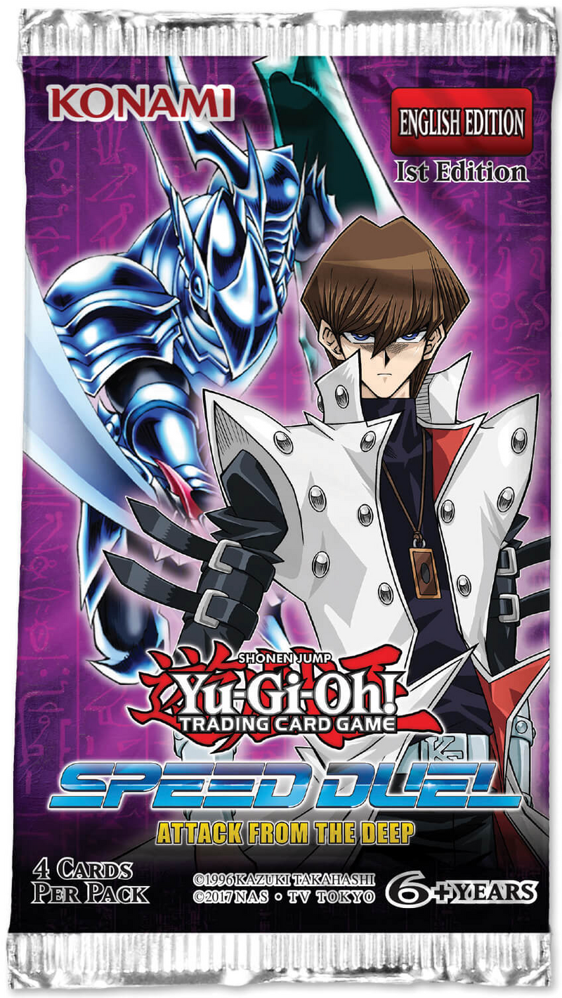 Speed Duel: Attack From The Deep Booster Pack  Konami Yu-Gi-Oh Taps Games Edmonton Alberta