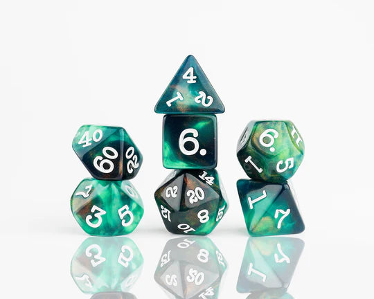 Sirius Dice: 7-Die Dice Set - Seamoss Dice & Gaming Accessories Sirius Dice