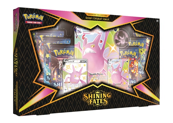 Pokémon Shining Fates Premium Collections - Shiny Crobat V Pokemon Sealed The Pokémon Company   
