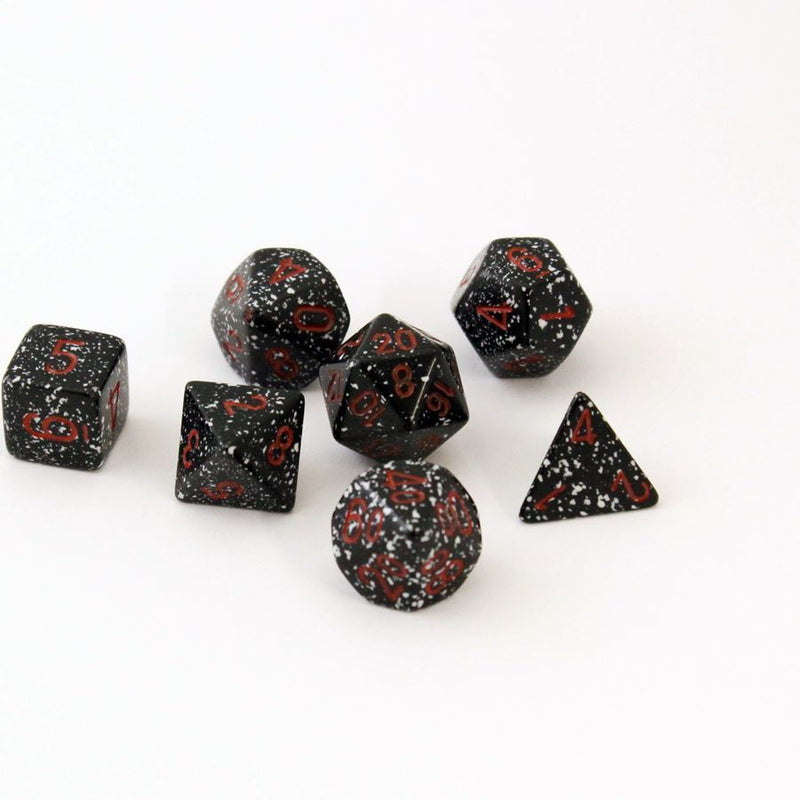 Chessex: Space Speckled 7-Die Set Dice & Gaming Accessories Chessex