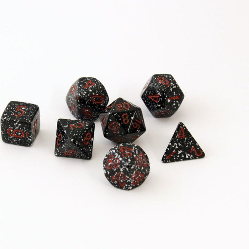 Chessex: Space Speckled 7-Die Set Dice & Gaming Accessories Chessex
