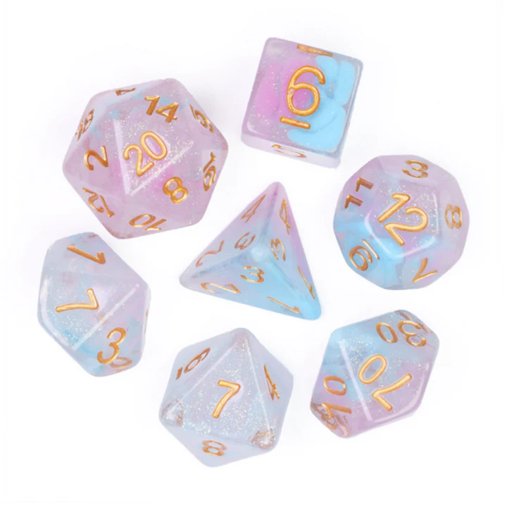 Foam Brain Games: Flare of Ambition 7-Die Set Dice & Gaming Accessories Foam Brain Games