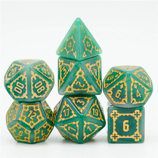 Foam Brain Games: Huge Green Castle 7-Die Set Dice & Gaming Accessories Foam Brain Games