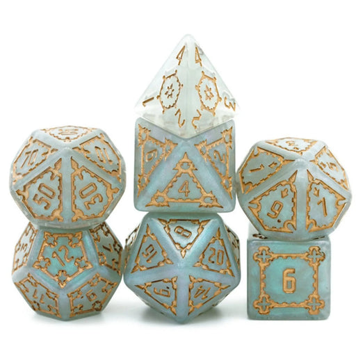 Foam Brain Games: Huge Gray Castle 7-Die Set Dice & Gaming Accessories Foam Brain Games