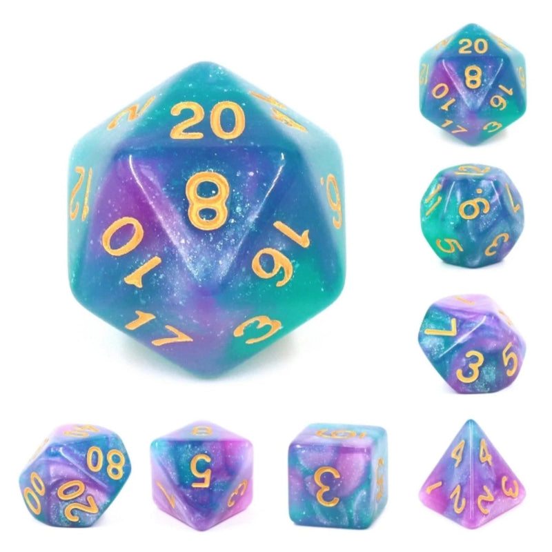 Foam Brain Games Byzantium 7-Die Set Dice & Gaming Accessories Foam Brain Games