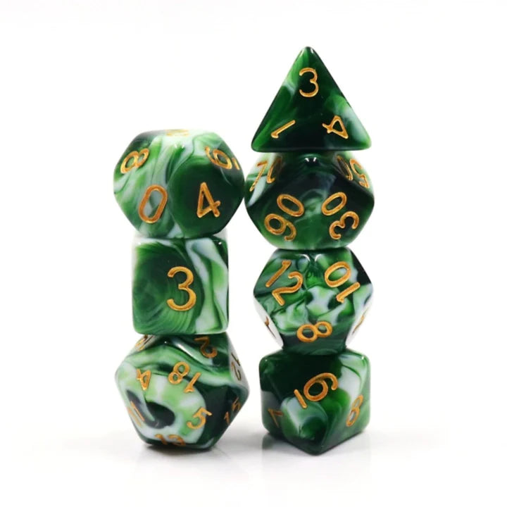 Foam Brain Games: Jadeite 7-Die Set Dice & Gaming Accessories Foam Brain Games