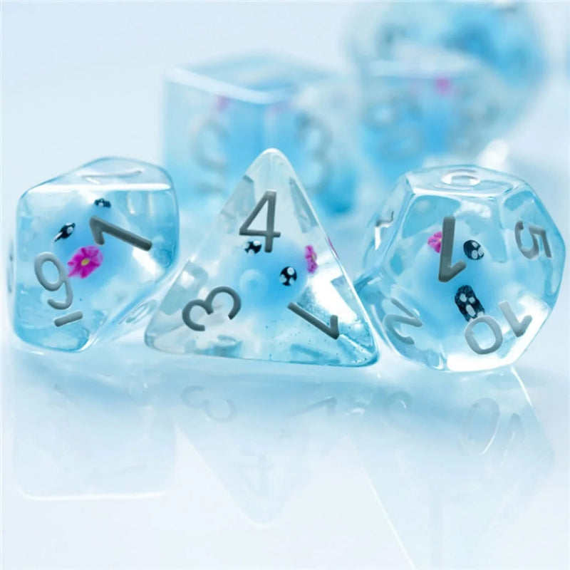 Foam Brain Games: Blue Octopus 7-Die Set Dice & Gaming Accessories Foam Brain Games