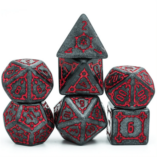 Foam Brain Games: Huge Black Castle 7-Die Set Dice & Gaming Accessories Foam Brain Games