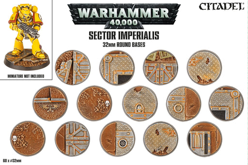 Sector Imperialis: 32mm Round Bases (WO) Model Paints Games Workshop