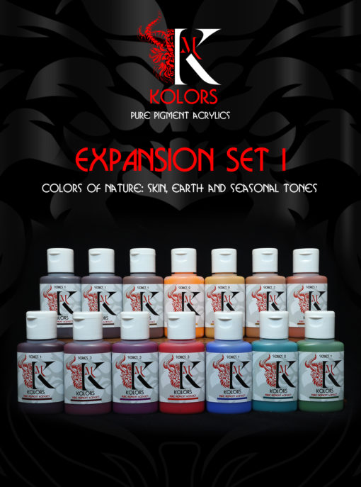 Kimera Kolors – Pure Pigments Set: Colors of Nature Expansion Paint, Tools and Bases Pegaso Models   