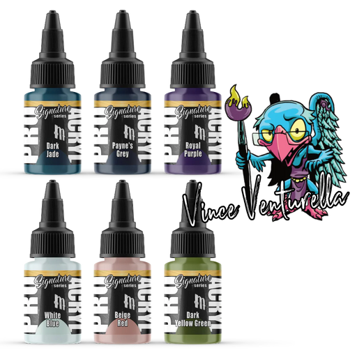 Monument Hobbies: Pro Acryl - Signature Series Set 1 Vince Venturella Model Paints Warp Speed Distribution