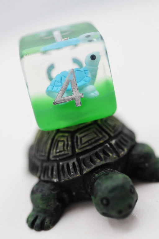 Foam Brain Games: Splash Turtle 7-Die Set Dice & Gaming Accessories Foam Brain Games