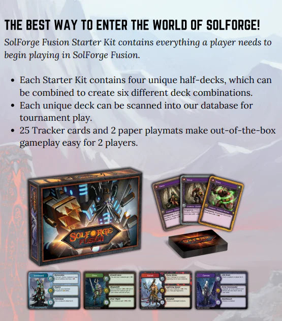 SolForge Fusion: Starter Kit Board Games Stoneblade Entertainment   