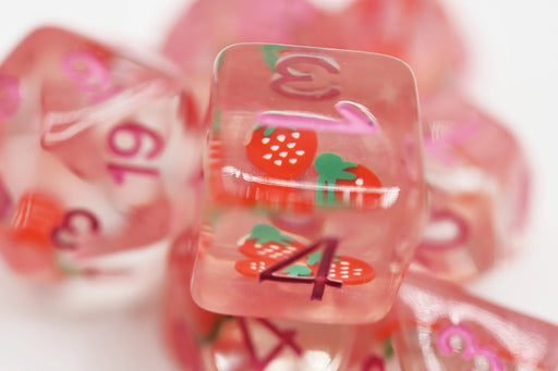 Foam Brain Games: Strawberry Shortcake 7-Die Set Dice & Gaming Accessories Foam Brain Games