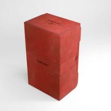 Stronghold Convertible Red (200Ct) Deck Boxes & Storage Gamegenic