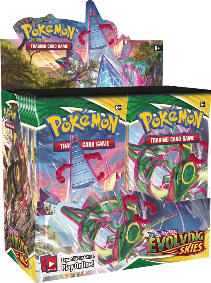 Pokémon Evolving Skies Booster Box Pokemon Sealed The Pokemon Company   