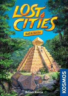 Lost Cities: Roll & Write  KOSMOS Board Games Taps Games Edmonton Alberta