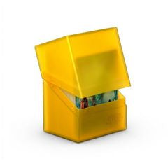 Ultimate Guard: Boulder 100+ - Amber (Yellow) Deck Boxes & Storage Ultimate Guard