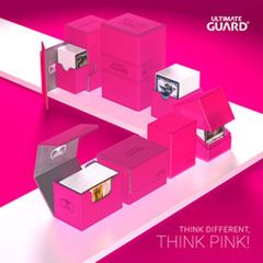 Ultimate Guard: Boulder 100+ - Rhodonite (Pink) Deck Boxes & Storage Ultimate Guard