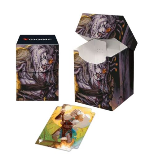 Dominaria United: Deck Box 100+ – Ajani, Sleeper Agent Deck Boxes & Storage Ultra Pro