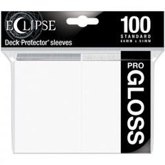 Ultra Pro: Eclipse Pro-Gloss Sleeves - Arctic White 100Ct Card Sleeves Ultra Pro