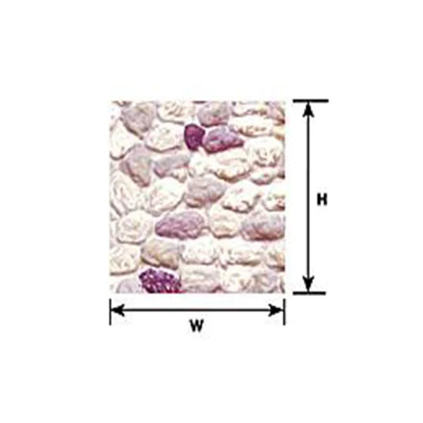 Plastruct 1/35 Stone Wall Sheet Model Paints Plastruct