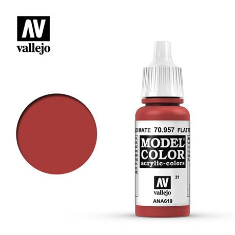 Vallejo: Model Color 70957 Flat Red