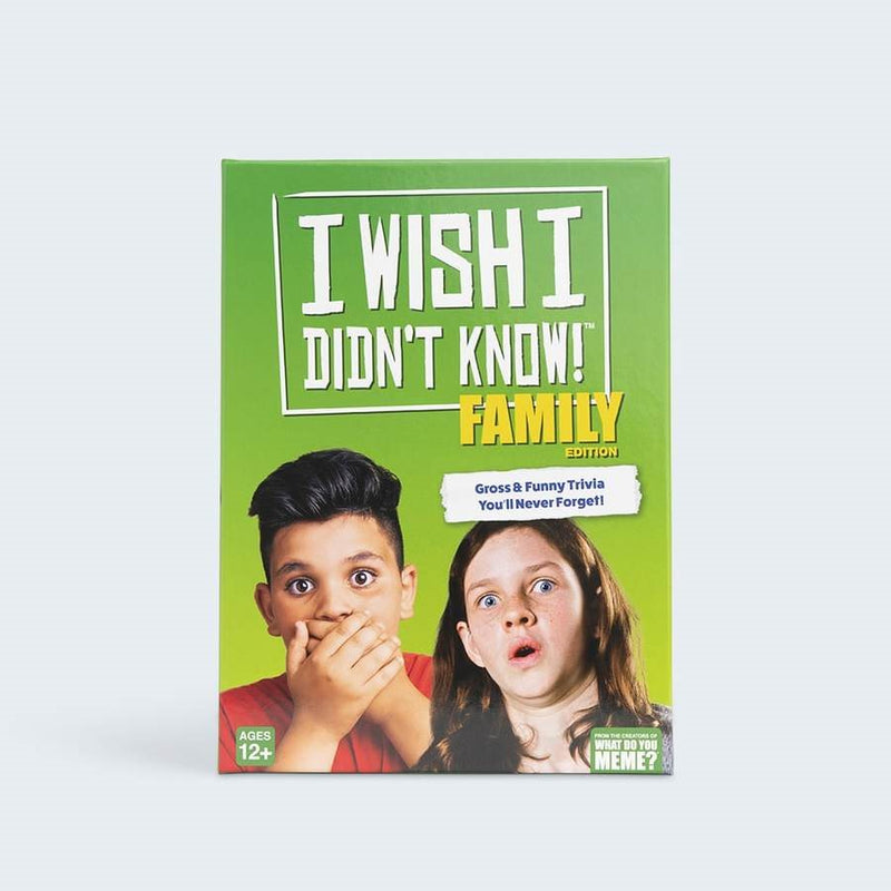 I Wish I Didn't Know - Family Edition Board Games What Do You Meme?   