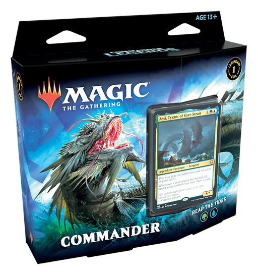 MTG Commander Legends Commander Deck: Reap The Tides MTG Sealed Wizards of the Coast   