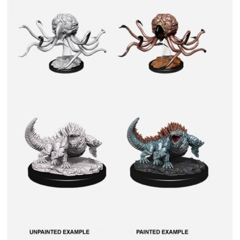 D&D Nolzur's Marvelous Miniatures: W11 Grell & Basilisk Unpainted Miniatures WizKids