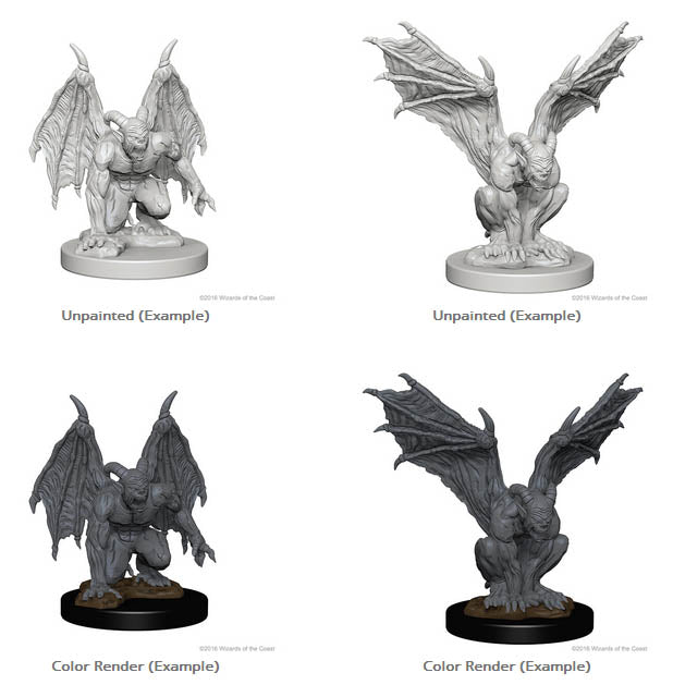 D&D Nolzur's Marvelous Miniatures: W1 Gargoyles Unpainted Miniatures WizKids