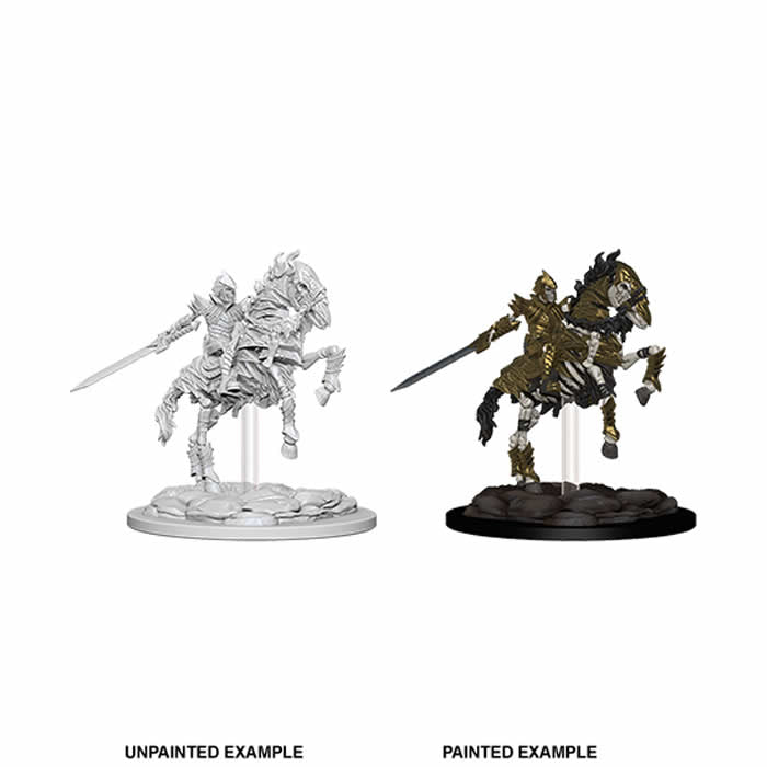 Pathfinder Battles Miniatures: W5 Skeleton Knight On Horse RPG Miniatures WizKids   