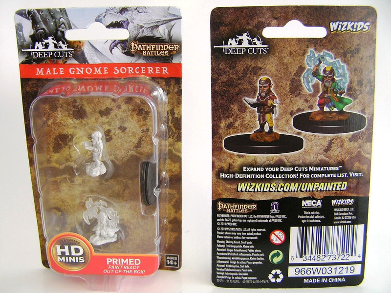 Pathfinder Battles Miniatures: W9 Male Gnome Sorcerer