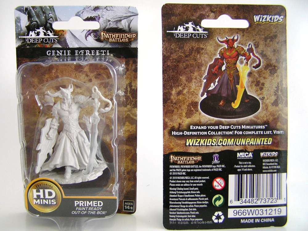 Pathfinder Battles Miniatures: W9 Genie Efreeti RPG Miniatures WizKids   