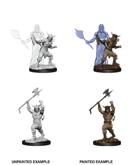D&D Nolzur's Marvelous Miniatures: W11 Human Barbarian Unpainted Miniatures WizKids
