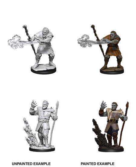D&D Nolzur's Marvelous Miniatures: W11 Firbolg Druid Unpainted Miniatures WizKids